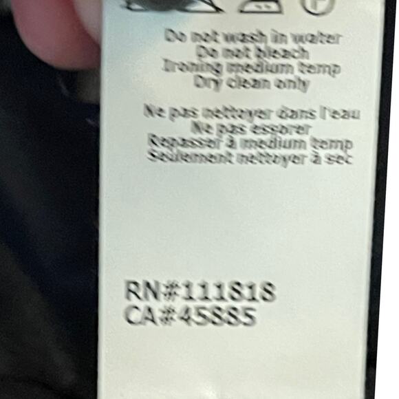 Michael Kors Made in Italy - Italian Wool Button Cap Sleeve Top/ Jacket Size 12 - Picture 8 of 8